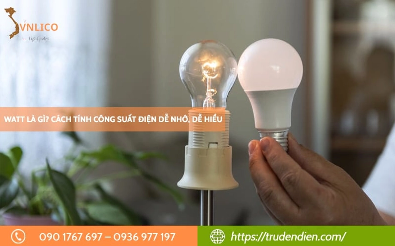 Watt là gì, cách tính công suất điện dễ nhớ dễ hiểu