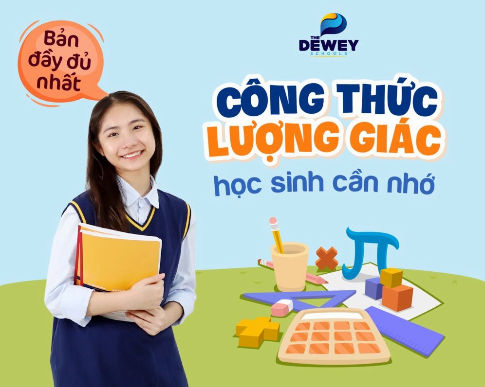 Bảng công thức lượng giác