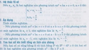 Các Công Thức Viète: Nắm Vững Bí Kíp Giải Phương Trình Bậc Hai 2026
