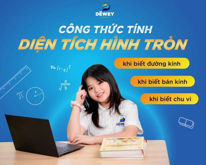 Công thức tính diện tích hình tròn chi tiết đầy đủ