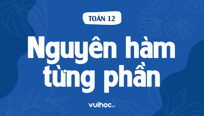 Công thức tính nguyên hàm từng phần và cách giải bài tập