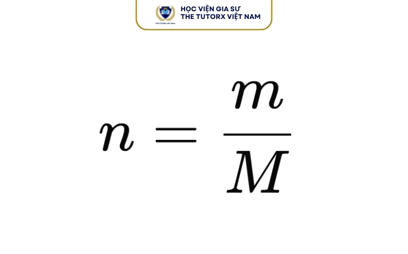Hình ảnh minh họa công thức tính khối lượng mol