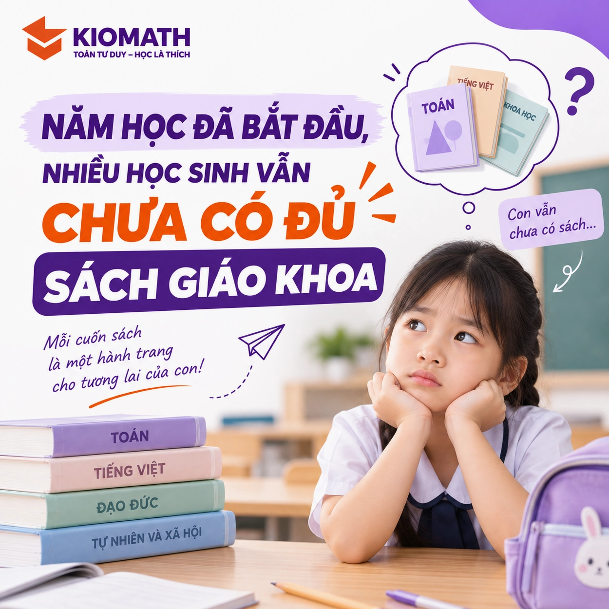 Học sinh thiếu sách giáo khoa