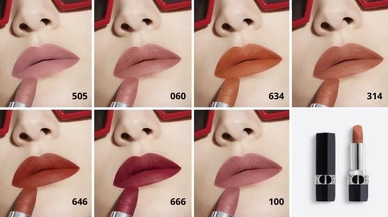 Khám phá các bảng màu son Dior