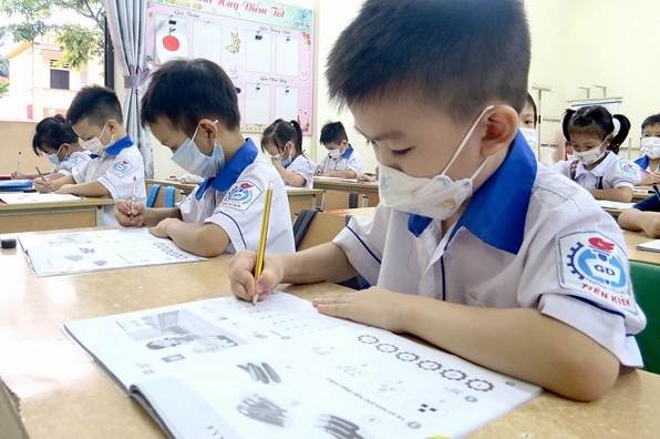 Minh họa cách tính diện tích hình thang