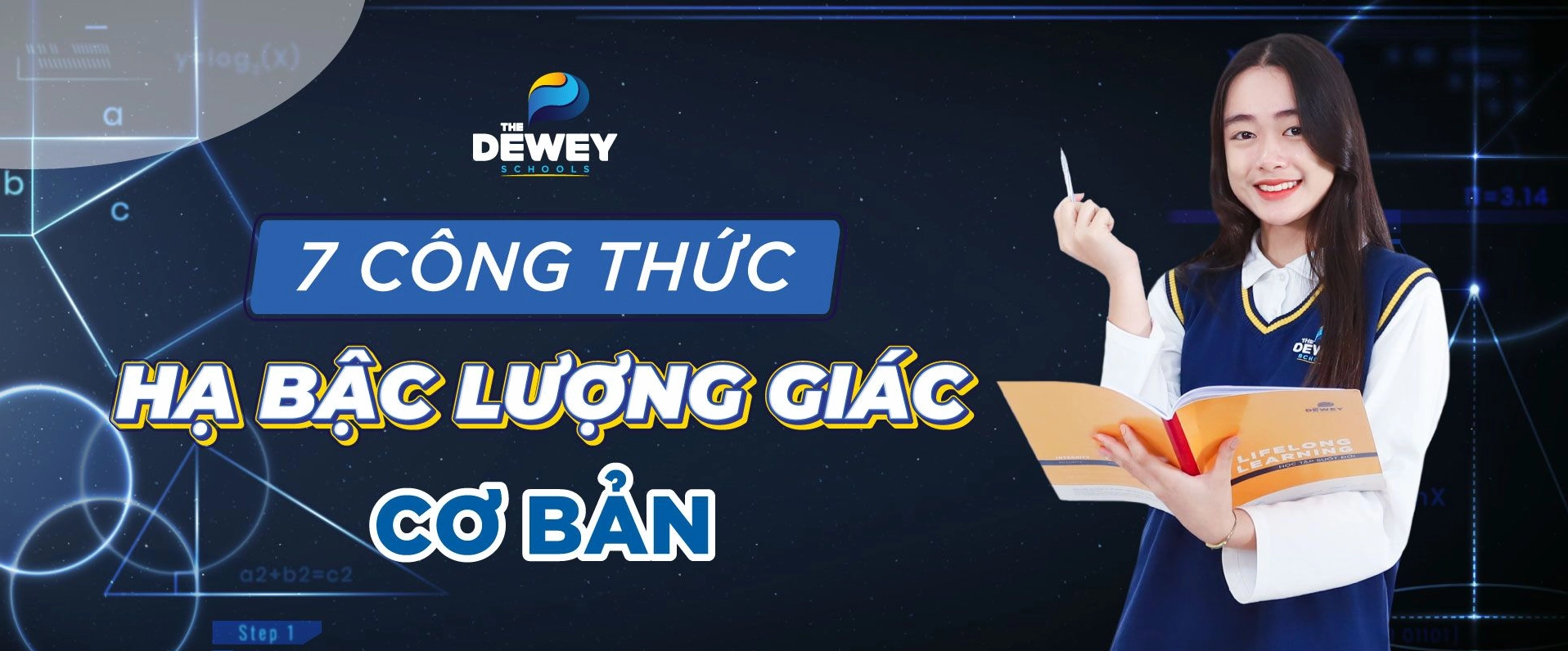 Minh họa công thức hạ bậc lượng giác
