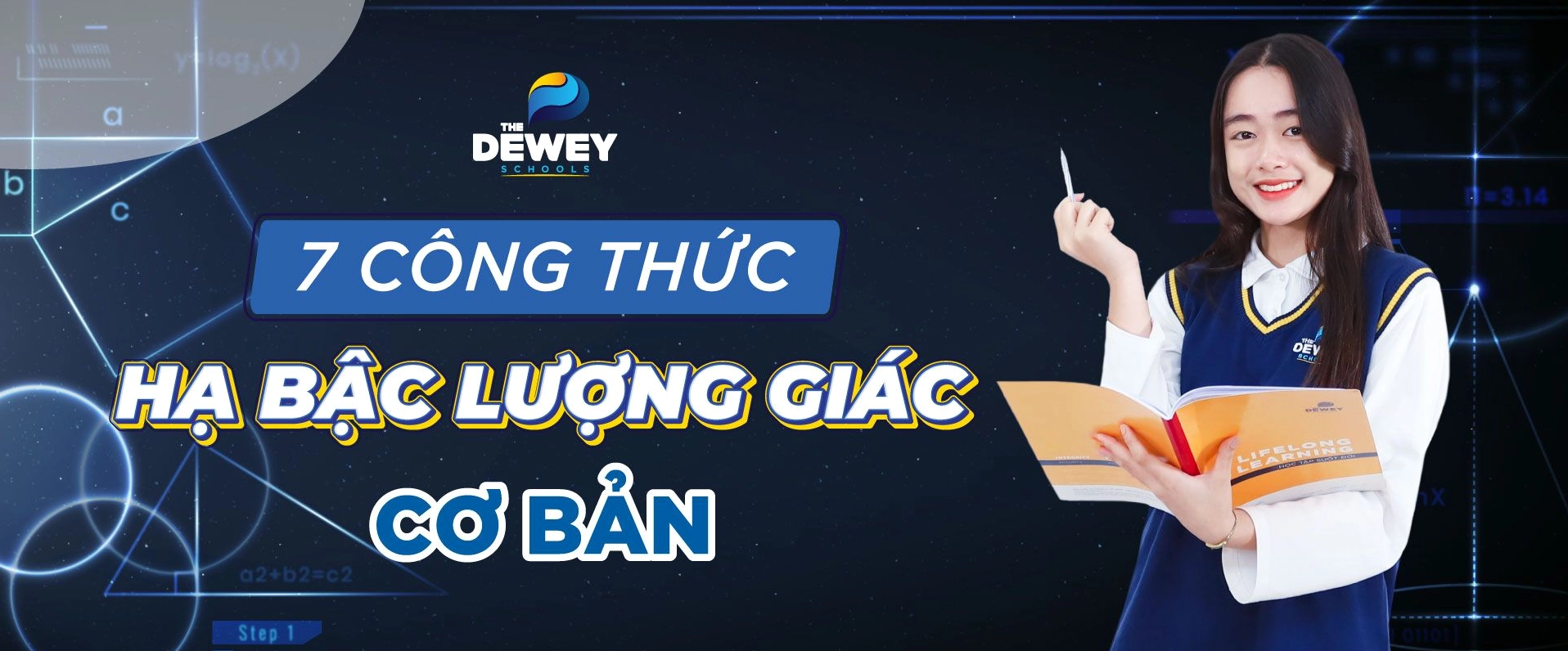 Minh họa công thức hạ bậc lượng giác