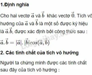 Nắm Vững Công Thức Vector: Bí Quyết Chinh Phục Toán Học Cấp 3 (2026)