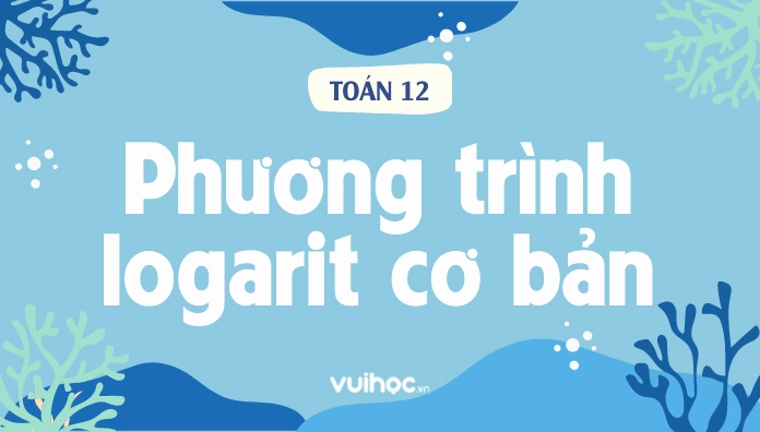 Tuyển tập lý thuyết phương trình logarit cơ bản kèm bài tập