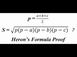Bí mật công thức Heron: Tính diện tích tam giác siêu tốc!